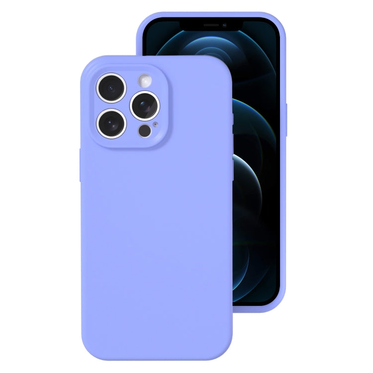 Precise Hole Liquid Silicone Jelly Color Full Coverage Phone Case, For iPhone 12 Pro Max