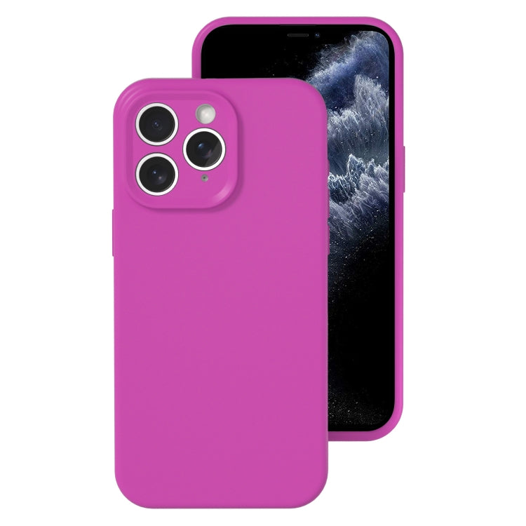 Precise Hole Liquid Silicone Jelly Color Full Coverage Phone Case, For iPhone 11 Pro Max