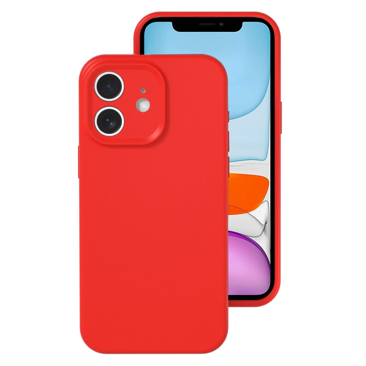 Precise Hole Liquid Silicone Jelly Color Full Coverage Phone Case, For iPhone 11