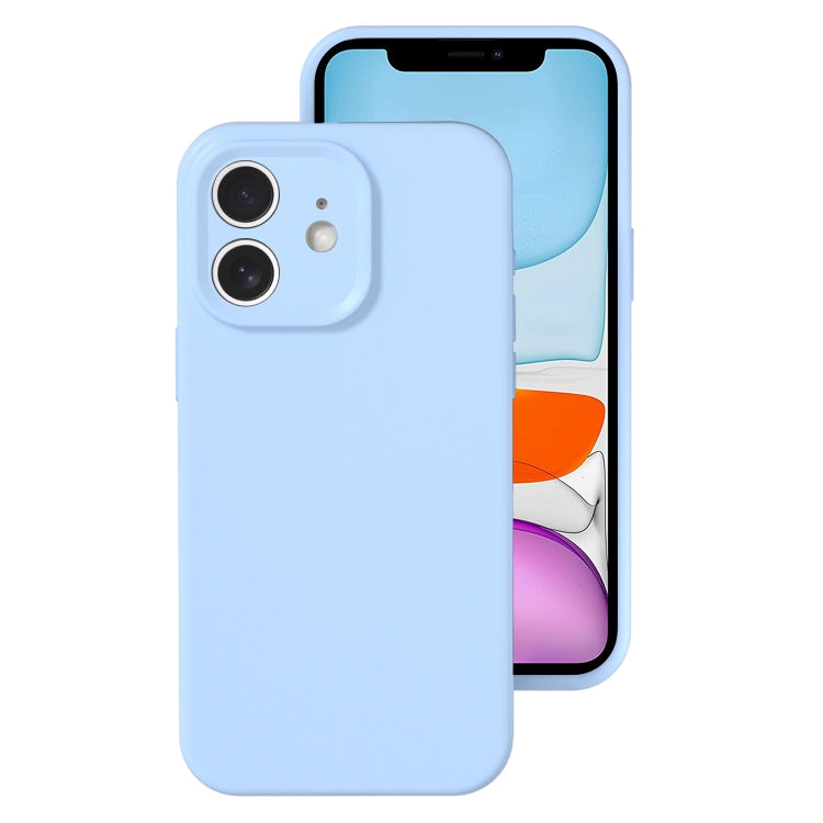 Precise Hole Liquid Silicone Jelly Color Full Coverage Phone Case, For iPhone 11