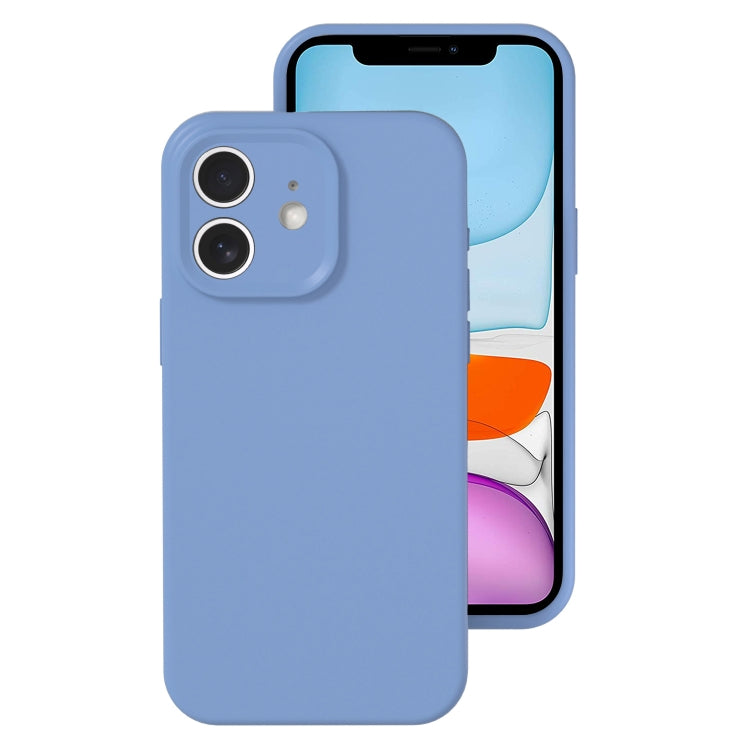 Precise Hole Liquid Silicone Jelly Color Full Coverage Phone Case, For iPhone 11