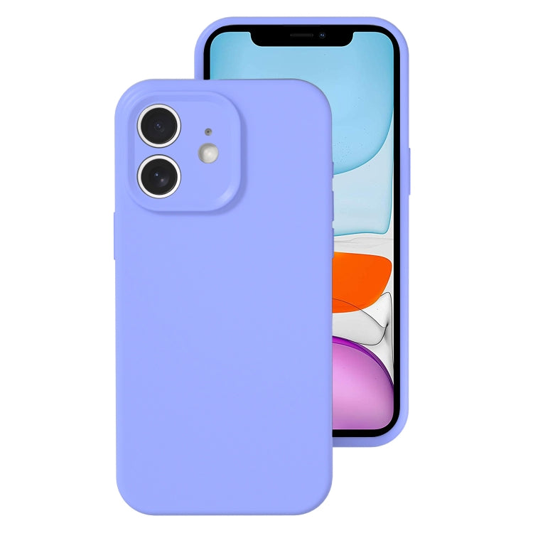 Precise Hole Liquid Silicone Jelly Color Full Coverage Phone Case, For iPhone 11