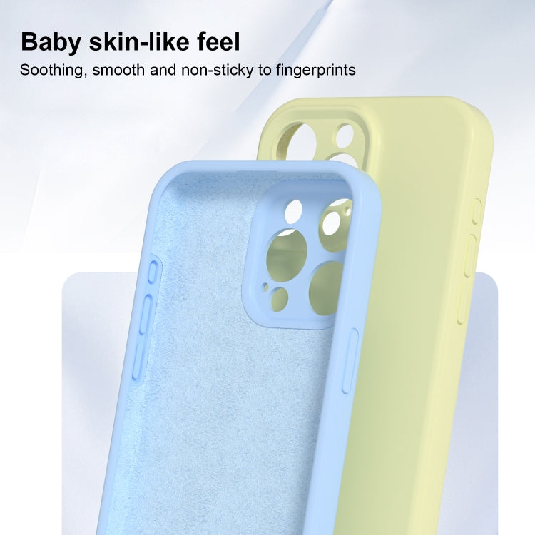 Precise Hole Liquid Silicone Jelly Color Full Coverage Phone Case, For iPhone 11 Pro