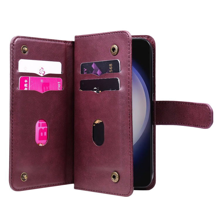 Multi-Function Wallet 10 Card Slots Leather Phone Case, For Samsung Galaxy S25 / S24 5G, For Samsung Galaxy S25+ / S24+ 5G, For Samsung Galaxy S25 Ultra 5G, For Samsung Galaxy S24 FE 5G