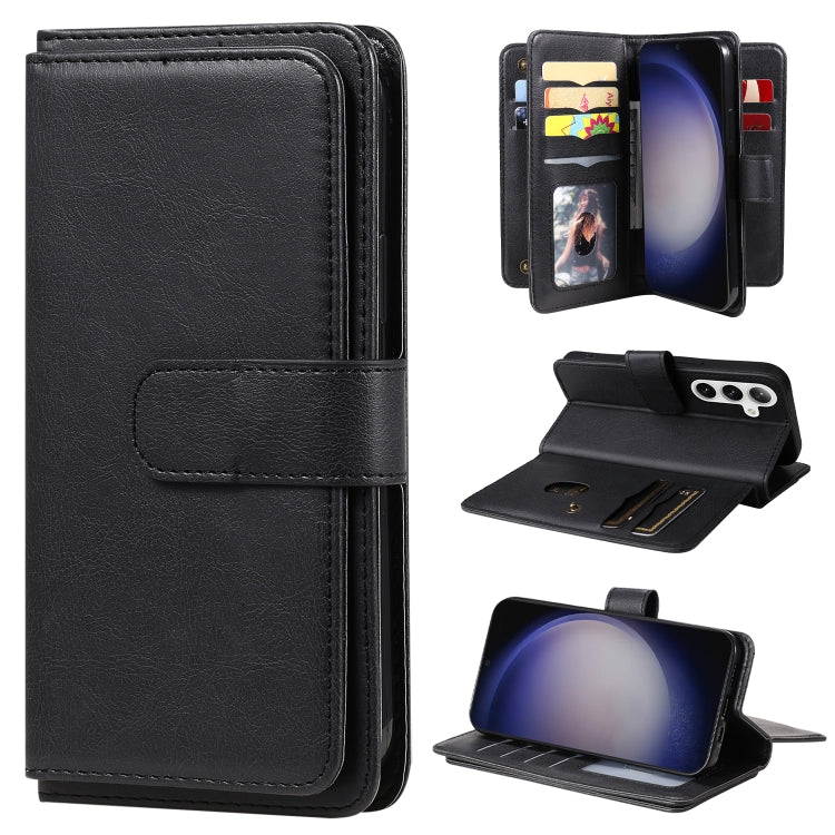 Multi-Function Wallet 10 Card Slots Leather Phone Case, For Samsung Galaxy S25 / S24 5G, For Samsung Galaxy S25+ / S24+ 5G, For Samsung Galaxy S25 Ultra 5G, For Samsung Galaxy S24 FE 5G