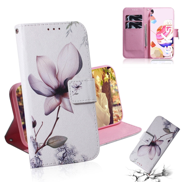 Coloured Drawing Horizontal Flip Leather Case, with Holder & Card Slots & Wallet, For LG K41S, For LG K51S, For LG K61