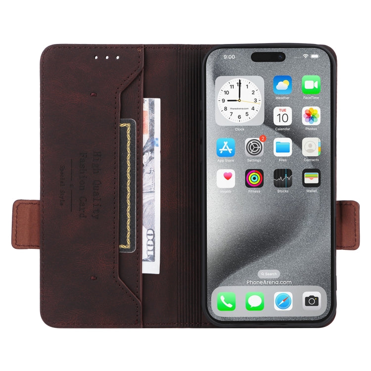 Magnetic Clasp Leather Phone Case, For iPhone 16 Pro Max, For iPhone 16 Pro, For iPhone 16 Plus, For iPhone 16, For iPhone SE 2024