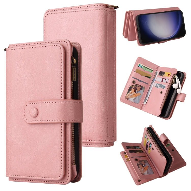 Skin Feel Multi Card Slots Zipper Wallet Leather Phone Case, For Samsung Galaxy S25 / S24 5G, For Samsung Galaxy S25+ / S24+ 5G, For Samsung Galaxy S25 Ultra 5G, For Samsung Galaxy S24 FE 5G