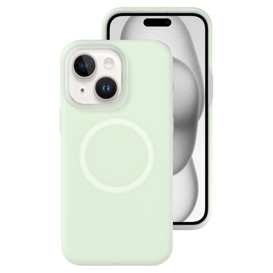 Jelly Liquid Silicone MagSafe Magnetic Phone Case, For iPhone 15, For iPhone 14 Plus