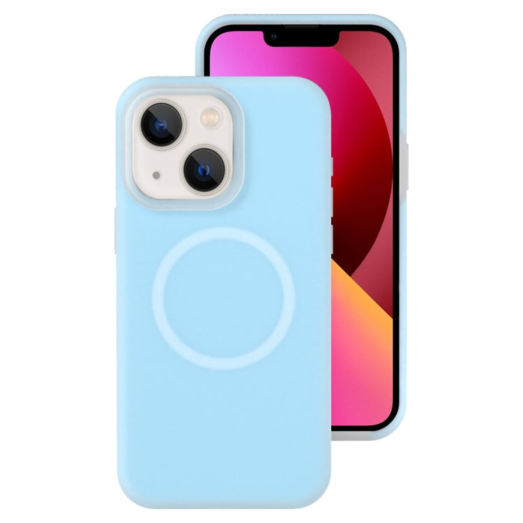 Jelly Liquid Silicone MagSafe Magnetic Phone Case, For iPhone 13 Pro, For iPhone 13