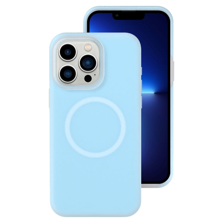 Jelly Liquid Silicone MagSafe Magnetic Phone Case, For iPhone 13 Pro, For iPhone 13