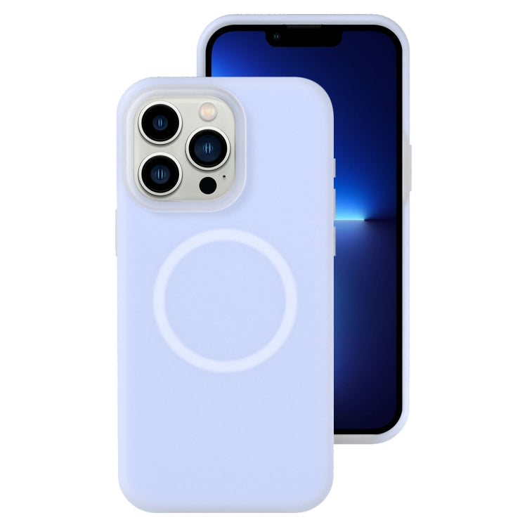 Jelly Liquid Silicone MagSafe Magnetic Phone Case, For iPhone 13 Pro, For iPhone 13