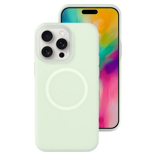 Jelly Liquid Silicone MagSafe Magnetic Phone Case, For iPhone 16 Pro, For iPhone 16 Plus