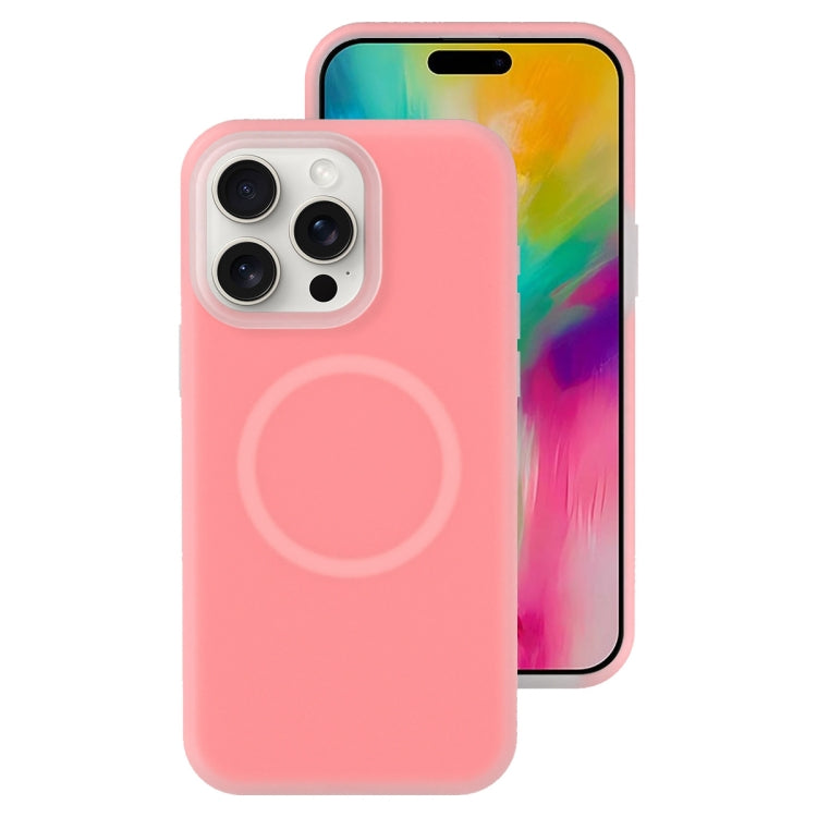 Jelly Liquid Silicone MagSafe Magnetic Phone Case, For iPhone 16 Pro, For iPhone 16 Plus