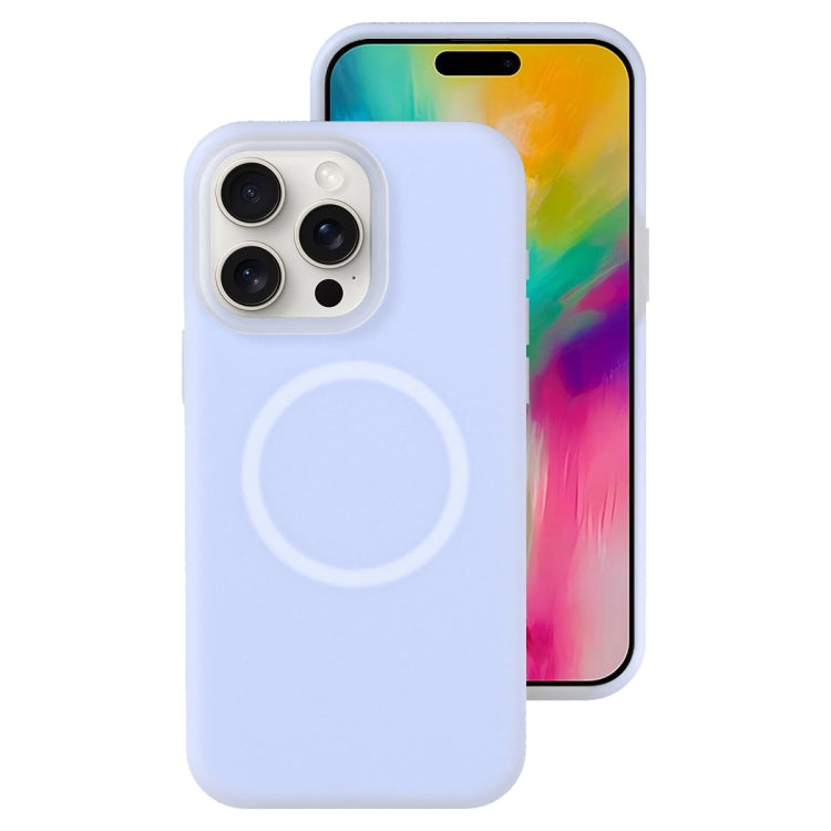 Jelly Liquid Silicone MagSafe Magnetic Phone Case, For iPhone 16 Pro, For iPhone 16 Plus
