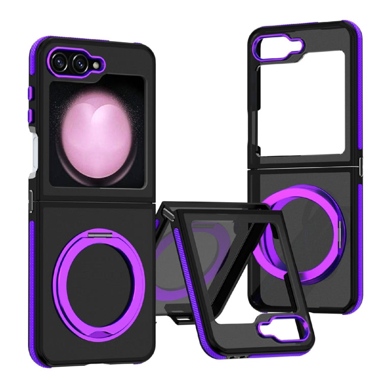 Dual-Color Skin Feel 360 Rotating Holder Phone Case