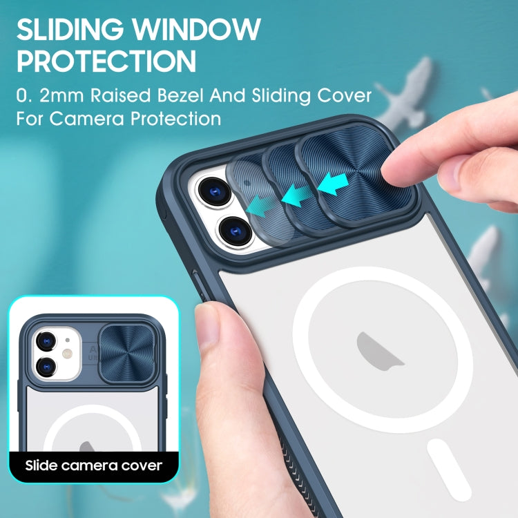 Clear Acrylic + PC + TPU MagSafe Lens Sliding Cover Full Coverage Phone Case, Series 1