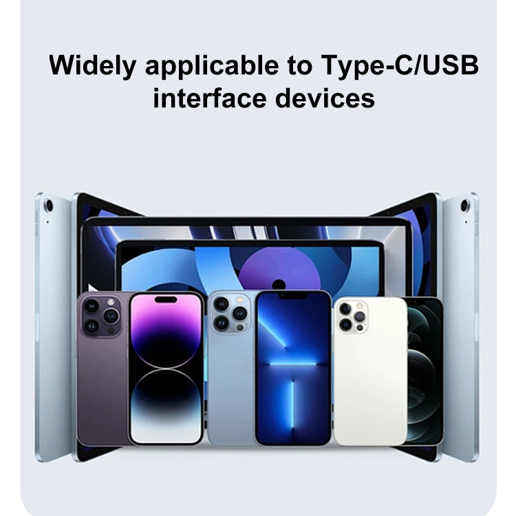 60W 10Gbps Intelligent Digital Display Fast Charge Adapter, USB-A to USB-A, Type-C to USB-A, USB-A to Type-C