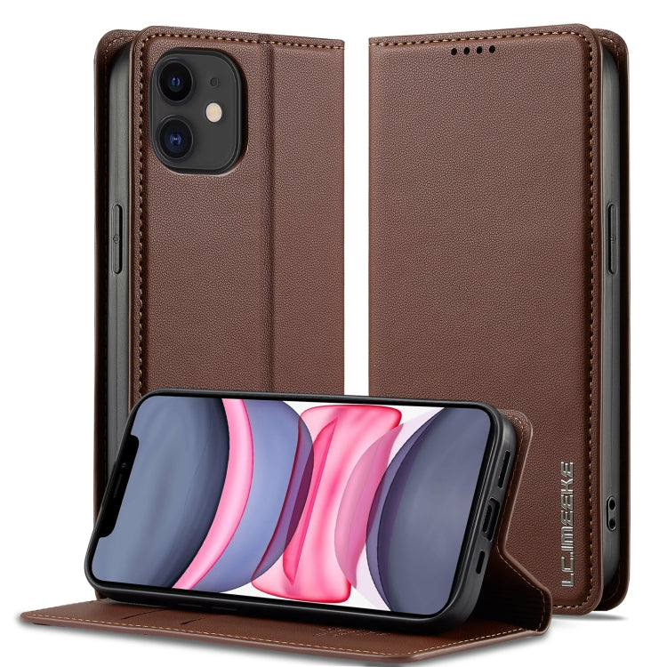 LC.IMEEKE L1 Series Frosted Fine Texture PU Phone Case, For iPhone 13 Pro, For iPhone 12 mini / 13 mini, For iPhone 12 / 12 Pro, For iPhone 12 Pro Max