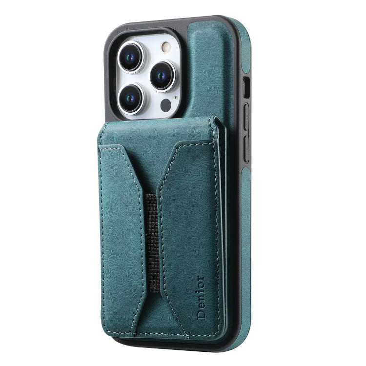 Denior D17 Skin Feel MagSafe Detachable Card Slot Phone Case, For iPhone 16 Pro Max, For iPhone 16 Pro, For iPhone 16 Plus, For iPhone 16, For iPhone 15 Pro Max, For iPhone 15 Pro, For iPhone 15 Plus / 14 Plus, For iPhone 15, For iPhone 14 / 13