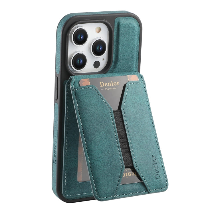 Denior D17 Skin Feel MagSafe Detachable Card Slot Phone Case, For iPhone 16 Pro Max, For iPhone 16 Pro, For iPhone 16 Plus, For iPhone 16, For iPhone 15 Pro Max, For iPhone 15 Pro, For iPhone 15 Plus / 14 Plus, For iPhone 15, For iPhone 14 / 13