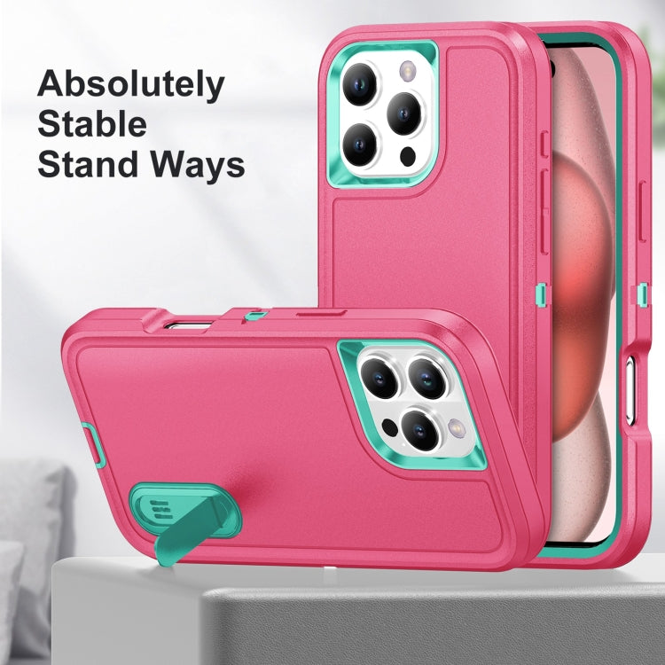 Rugged PC + Silicone Phone Case with Holder
