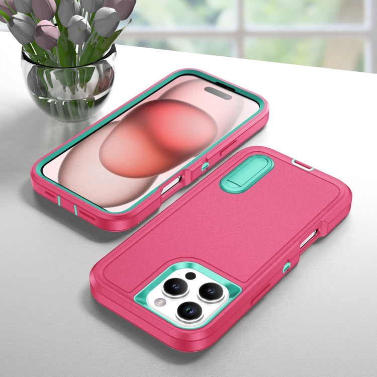 Rugged PC + Silicone Phone Case with Holder