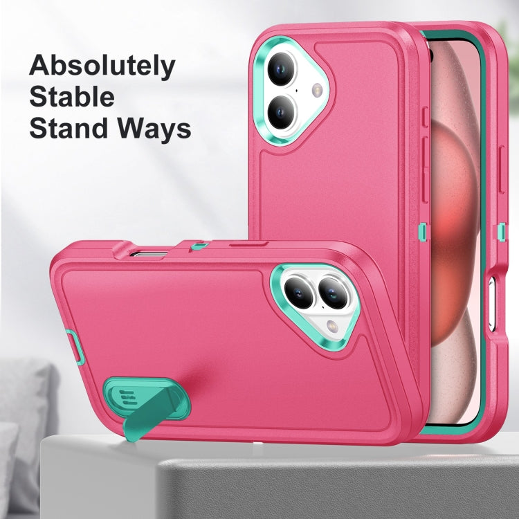 Rugged PC + Silicone Phone Case with Holder