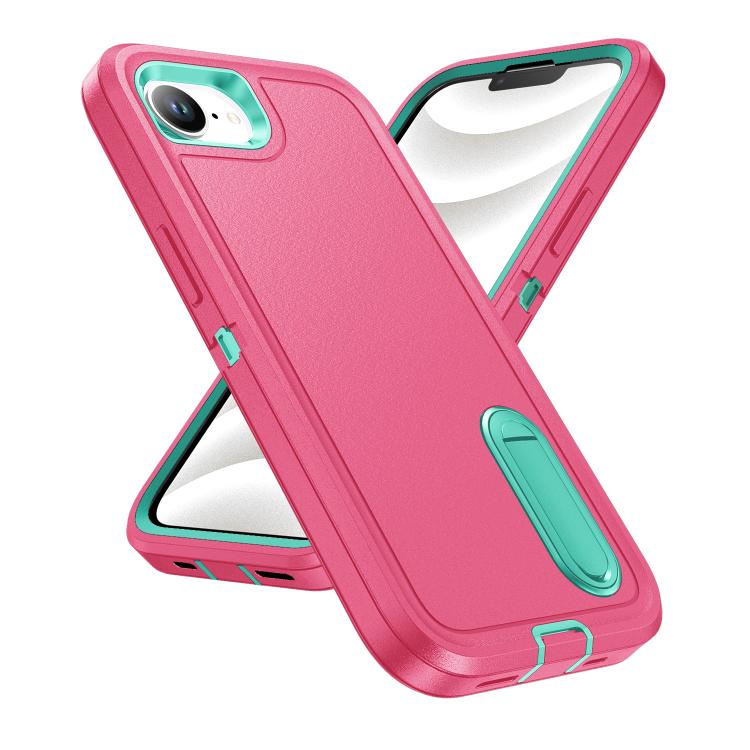 Rugged PC + Silicone Phone Case with Holder