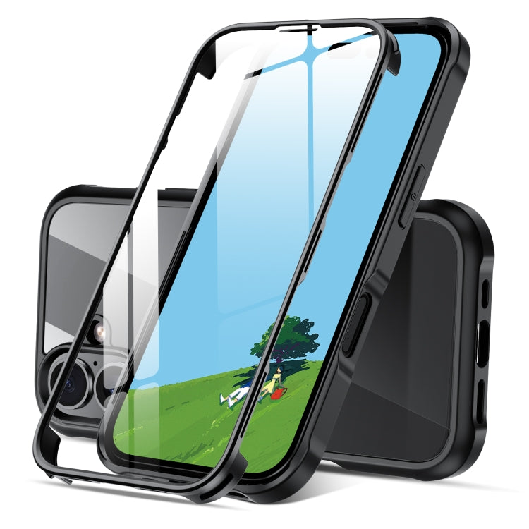 Double-sided Plastic Glass Phone Protective Case