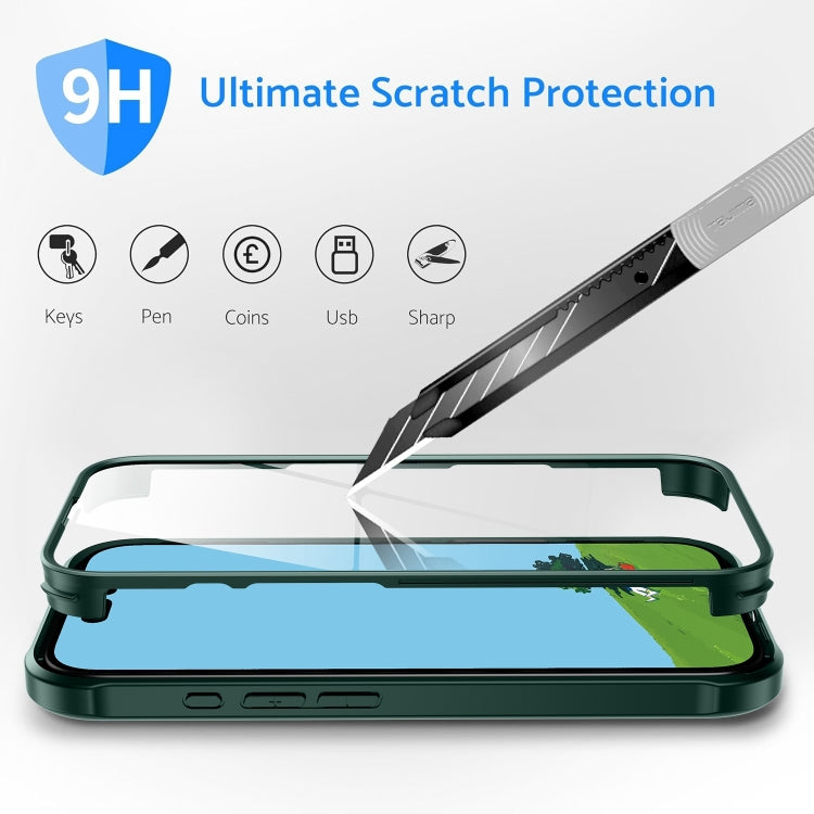 Double-sided Plastic Glass Phone Protective Case