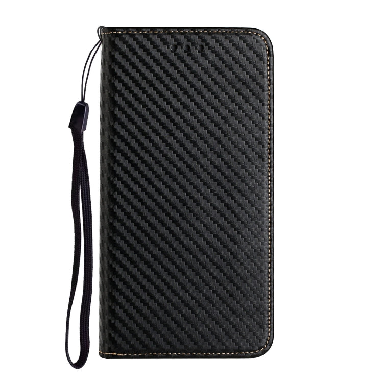 Carbon Fiber Texture Magnetic Flip Leather Phone Case, For iPhone 16