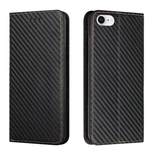 Carbon Fiber Texture Magnetic Flip Leather Phone Case, For iPhone 16e, For iPhone 16 Pro Max, For iPhone 16 Pro, For iPhone 16 Plus