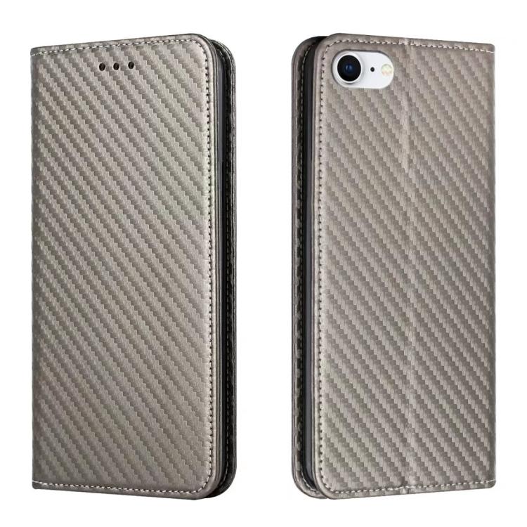 Carbon Fiber Texture Magnetic Flip Leather Phone Case, For iPhone 16e, For iPhone 16 Pro Max, For iPhone 16 Pro, For iPhone 16 Plus