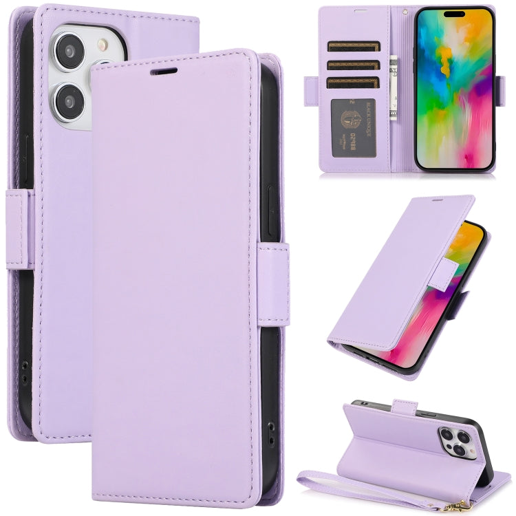 Side Buckle RFID Anti-theft Leather Phone Case, For iPhone 12 / 12 Pro, For iPhone 12 Pro Max, For iPhone 11 Pro Max