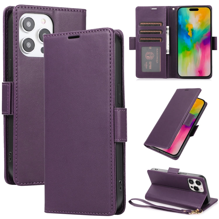 Side Buckle RFID Anti-theft Leather Phone Case, For iPhone 12 / 12 Pro, For iPhone 12 Pro Max, For iPhone 11 Pro Max