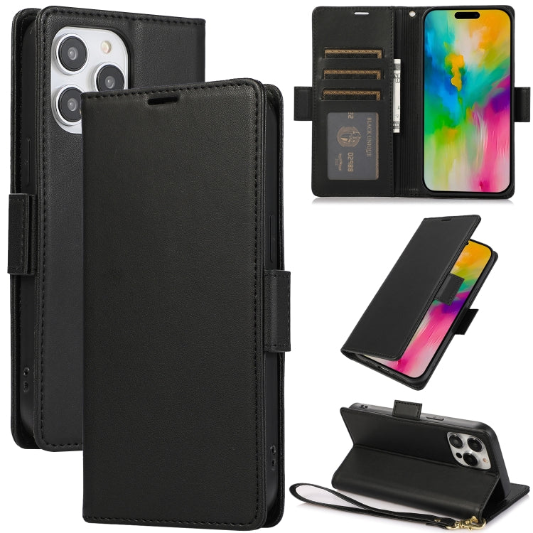 Side Buckle RFID Anti-theft Leather Phone Case, For iPhone 12 / 12 Pro, For iPhone 12 Pro Max, For iPhone 11 Pro Max