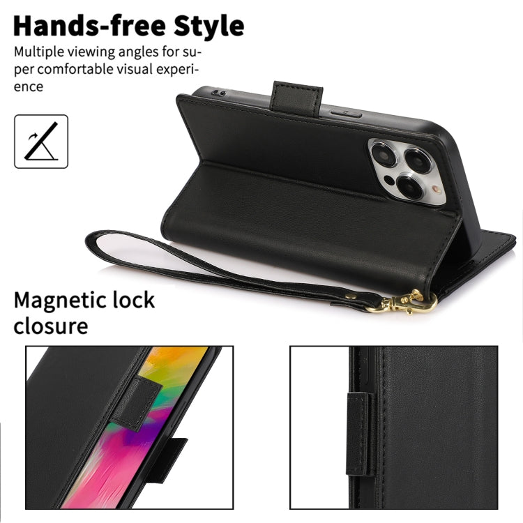 Side Buckle RFID Anti-theft Leather Phone Case, For iPhone 12 / 12 Pro, For iPhone 12 Pro Max, For iPhone 11 Pro Max