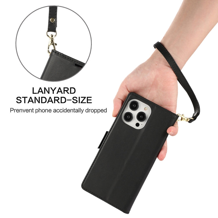 Side Buckle RFID Anti-theft Leather Phone Case, For iPhone 12 / 12 Pro, For iPhone 12 Pro Max, For iPhone 11 Pro Max