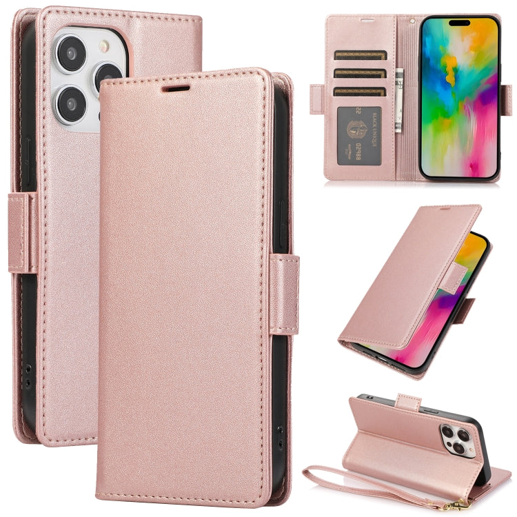 Side Buckle RFID Anti-theft Leather Phone Case, For iPhone 12 / 12 Pro, For iPhone 12 Pro Max, For iPhone 11 Pro Max