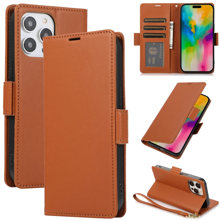 Side Buckle RFID Anti-theft Leather Phone Case, For iPhone 12 / 12 Pro, For iPhone 12 Pro Max, For iPhone 11 Pro Max