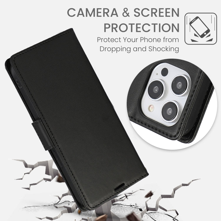 Side Buckle RFID Anti-theft Leather Phone Case