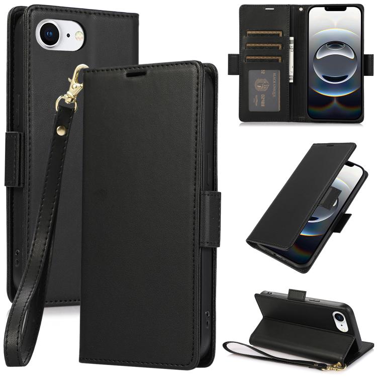 Side Buckle RFID Anti-theft Leather Phone Case, For iPhone 16e, For iPhone 16 Pro Max, For iPhone 16 Pro