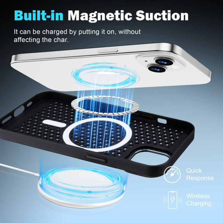 Ice Feeling Cooling MagSafe Magnetic Phone Case, For iPhone 16 Pro Max, For iPhone 16 Pro, For iPhone 16 Plus, For iPhone 16, For iPhone 15 Pro Max