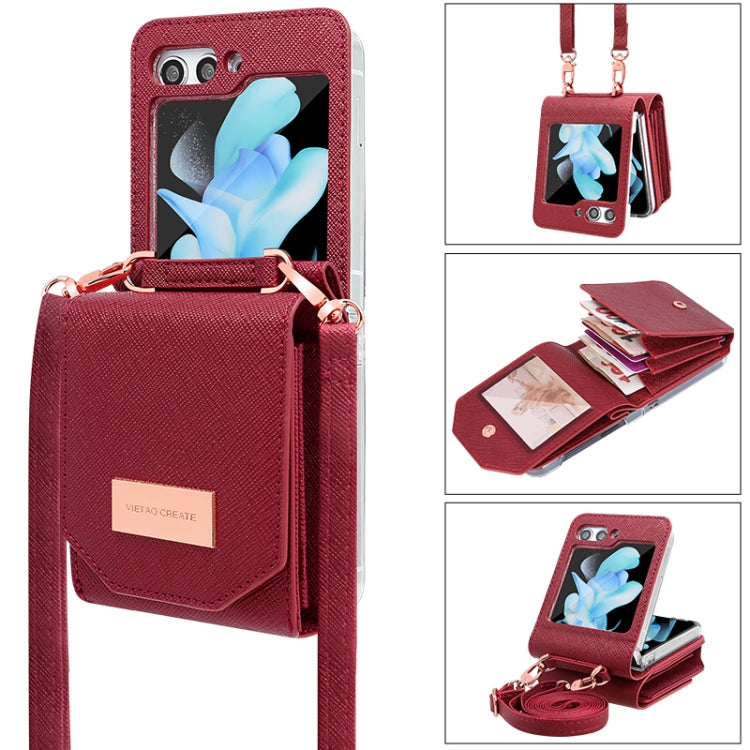 VIETAO Portable Organ Style Wallet PU Phone Case
