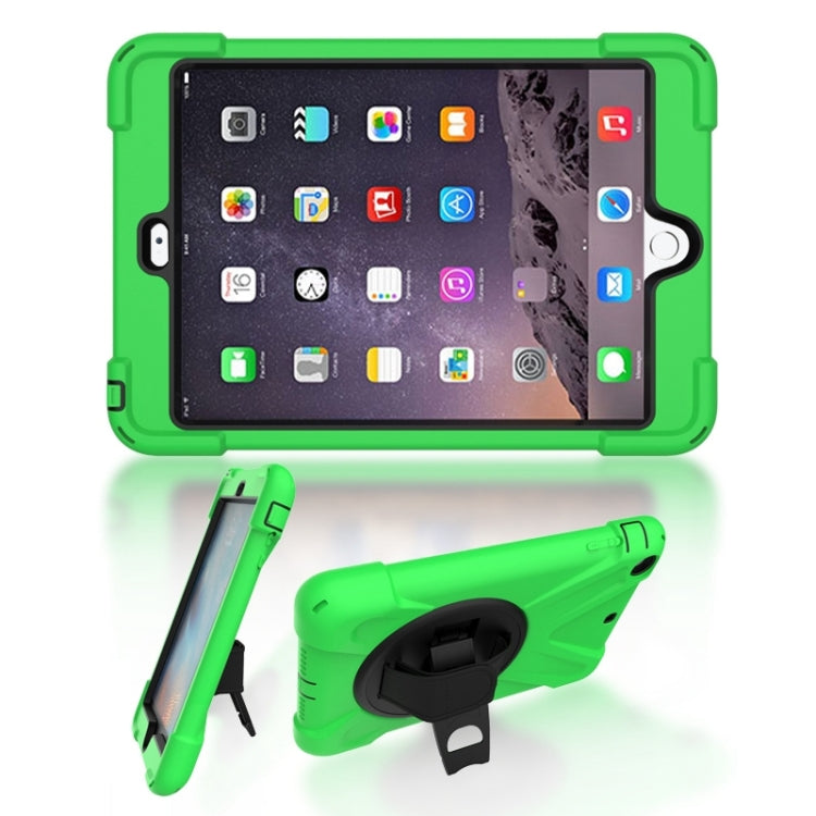 Shockproof Colorful Silicone + PC Protective Case with Holder & Hand Grip Strap, For Huawei MediaPad M6 10.8, For Huawei MediaPad M5 10.8, For Huawei MatePad 10.4, For iPad Mini 3 & 2 & 1