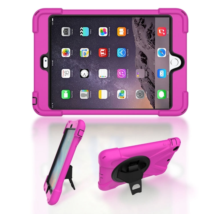 Shockproof Colorful Silicone + PC Protective Case with Holder & Hand Grip Strap, For Huawei MediaPad M6 10.8, For Huawei MediaPad M5 10.8, For Huawei MatePad 10.4, For iPad Mini 3 & 2 & 1