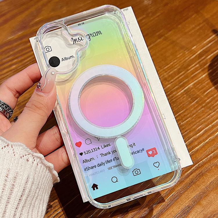 Gradient Color MagSafe Airbag Full Coverage Phone Case, For iPhone 17 Pro Max, For iPhone 17 Pro, For iPhone 17, For iPhone 17 Air, For iPhone 16e, For iPhone 16 Pro Max, For iPhone 16 Pro, For iPhone 16 Plus, For iPhone 16, For iPhone 15 Pro Max������...