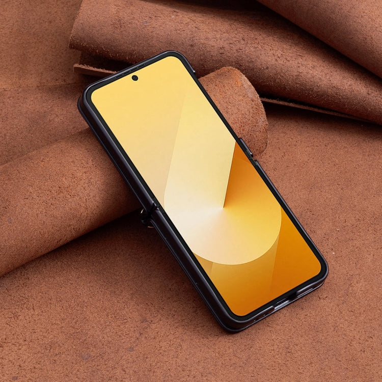 Wave-shaped Crossbody Lanyard Leather Phone Case