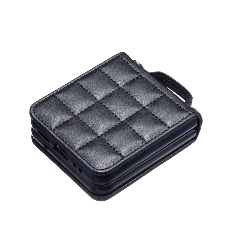 Square-shaped Crossbody Lanyard Leather Phone Case